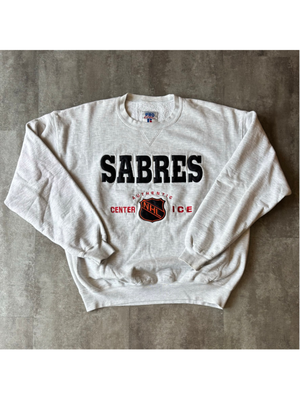 Vintage Buffalo Sabres Russell Athletic Pro Cotton Sweatshirt Mens XL